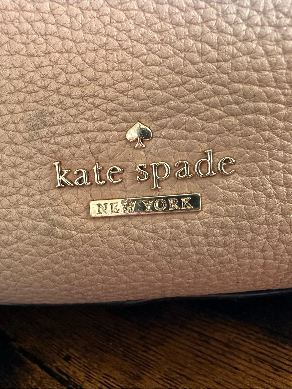 kate spade Dusty Rose Pebbled Leather Hobo Shoulder Bag